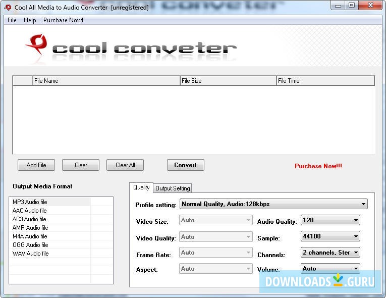 Cool All Media to Audio Converter
