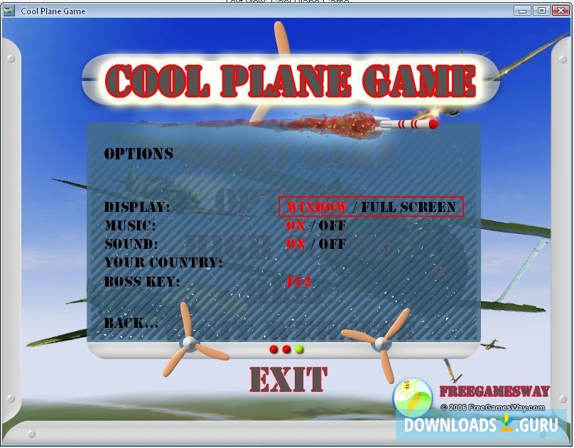 Cool Plane Game