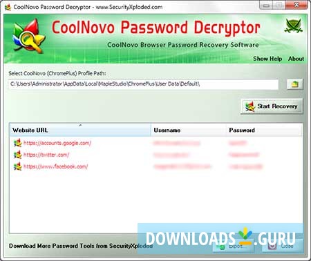 CoolNovo Password Decryptor