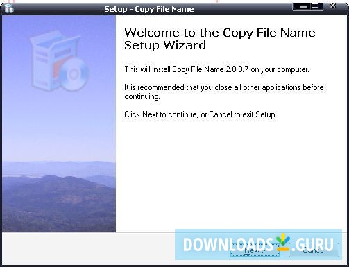 Easy program installation using installation wizard
