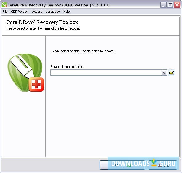 CorelDraw Recovery Toolbox