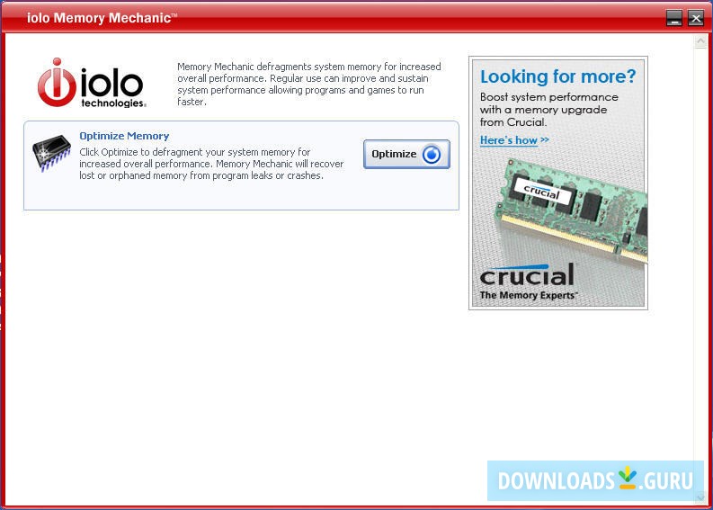 Crucial Memory Mechanic