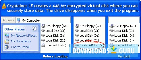 Cryptainer USB Encryption Software