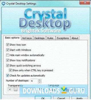 Crystal Desktop