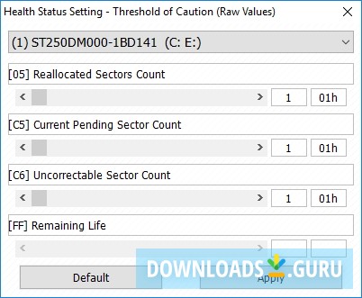 Health Status Setting