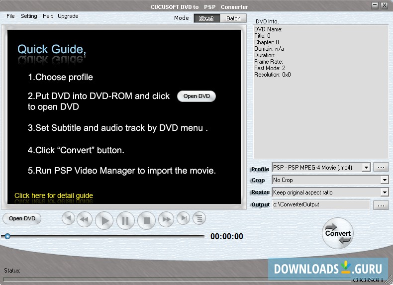 Cucusoft PSP Video Converter + DVD to PSP Converter