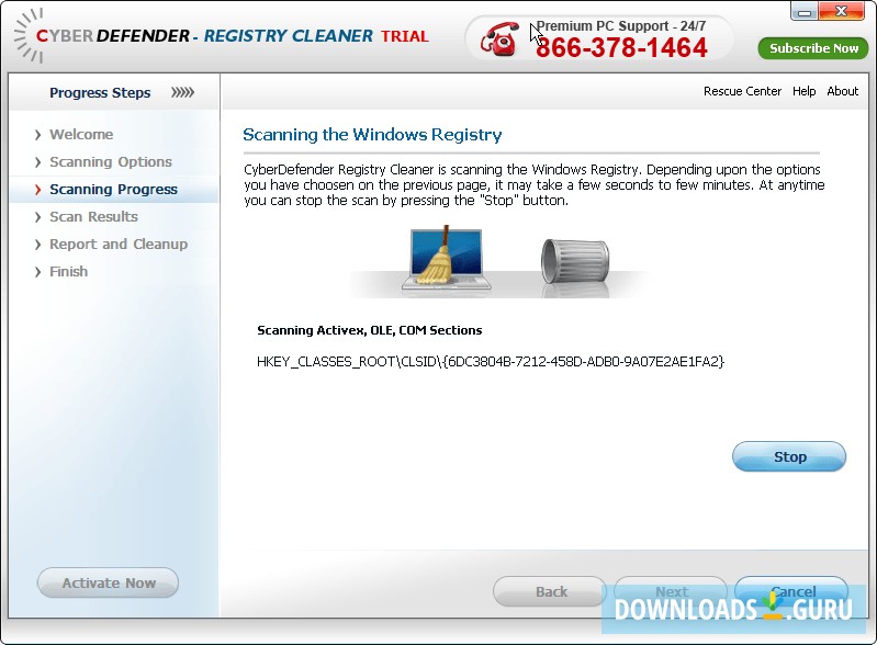 CyberDefender Registry Cleaner