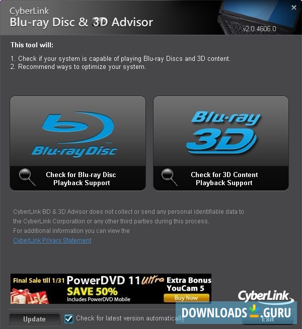 CyberLink BD & 3D Advisor
