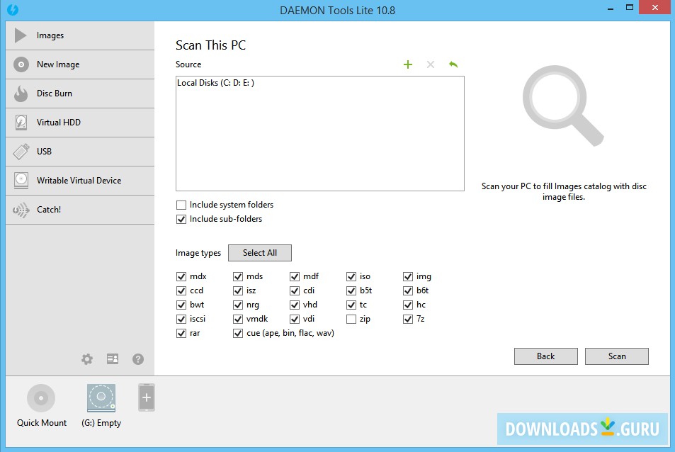 download daemon tools lite windows 8