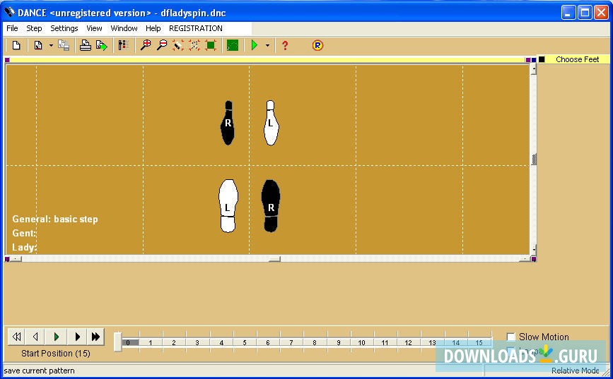 DANCE - the dance patterns database