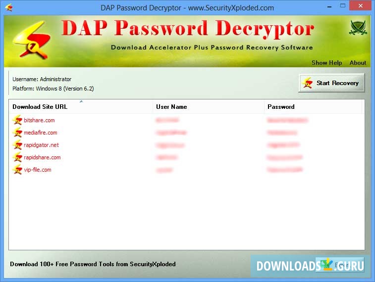 DAP Password Decryptor
