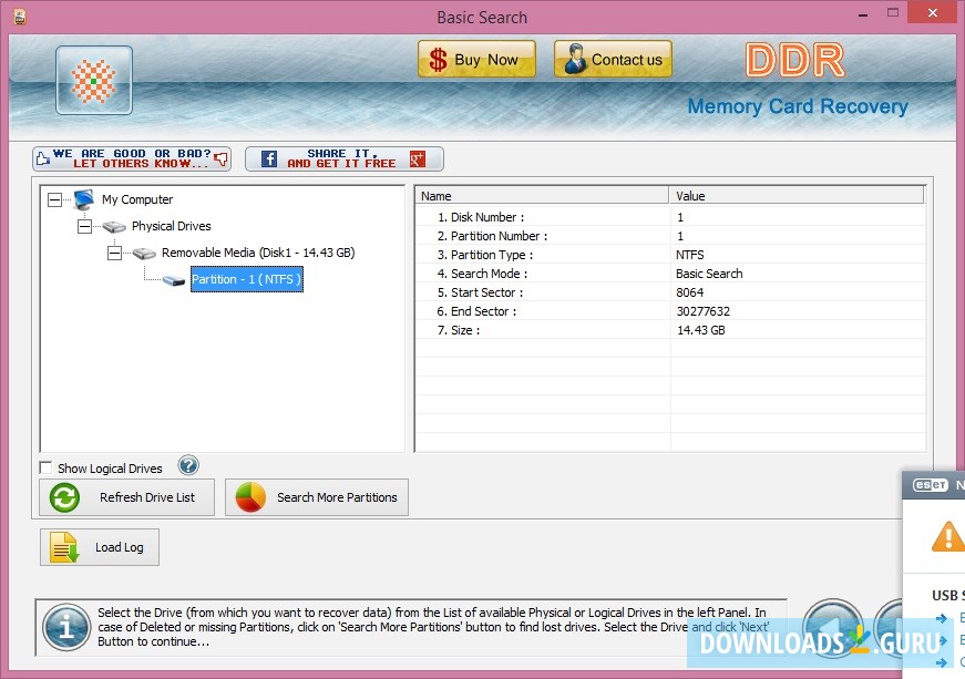 memory card recovery with click v 3.60.1012