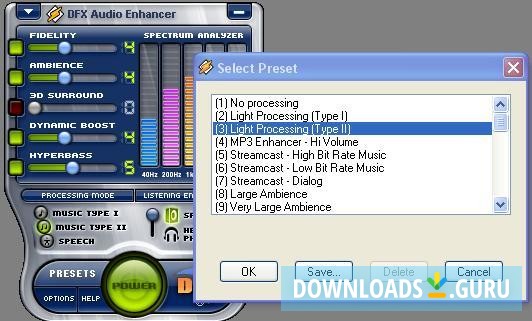 DFX for Winamp