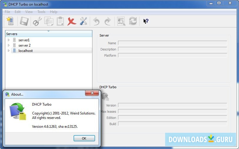 Main Window and about