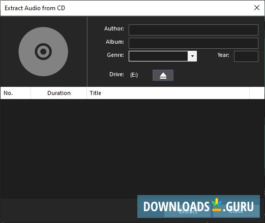 Extract CD Audio