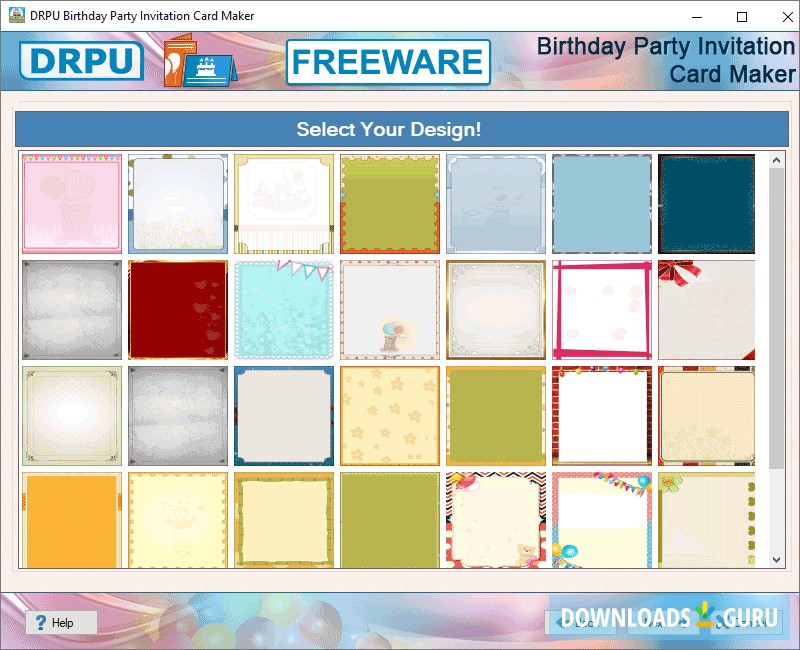 DRPU Birthday Party Invitation Card Maker