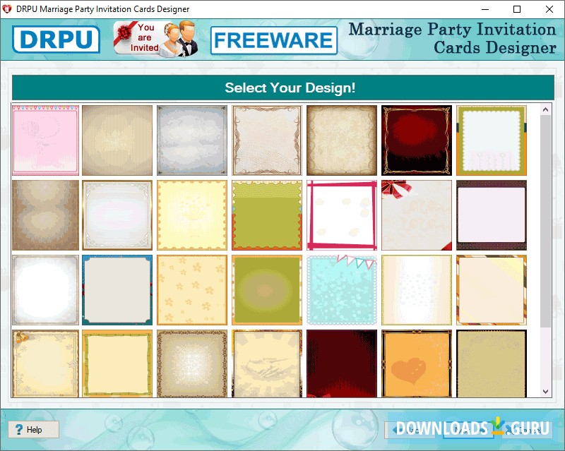 DRPU Marriage Party Invitation Cards Designer