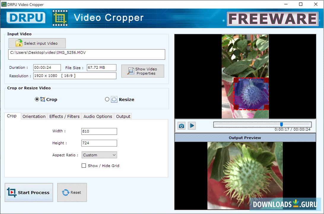 DRPU Video Cropper Software