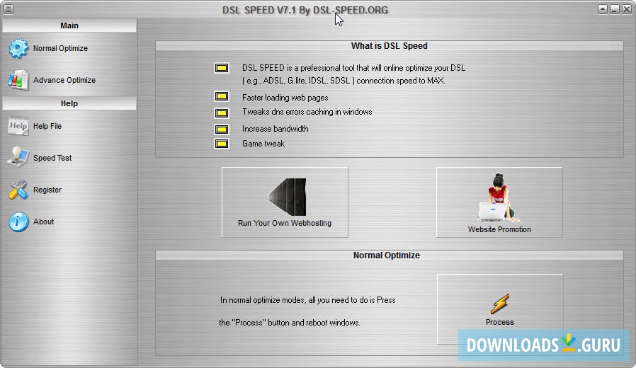 Dsl speed как пользоваться программой