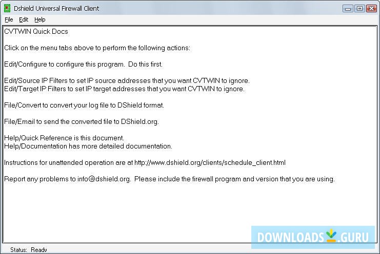 DShield Universal Firewall Client