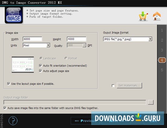 DWG to IMAGE Converter MX