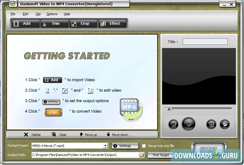 can you convert xvid to mp4