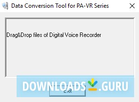 Data Conversion Tool for PA-VR Series