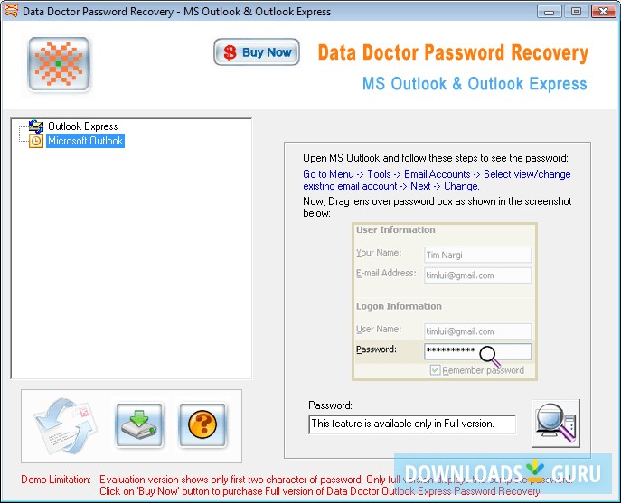 Data Doctor Password Recovery