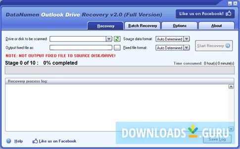 DataNumen Outlook Drive Recovery