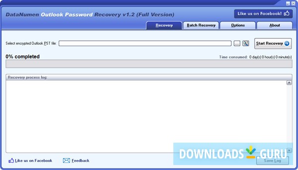 DataNumen Outlook Password Recovery