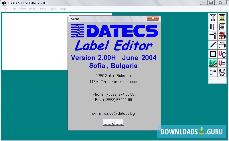 Datecs Label Editor