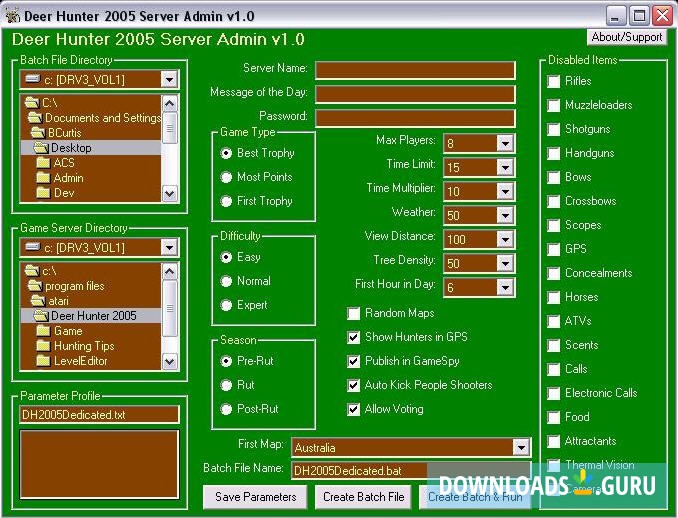 deer hunter 2005 hybrid map