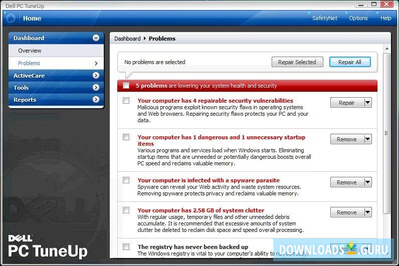 Dell Automated PC TuneUp