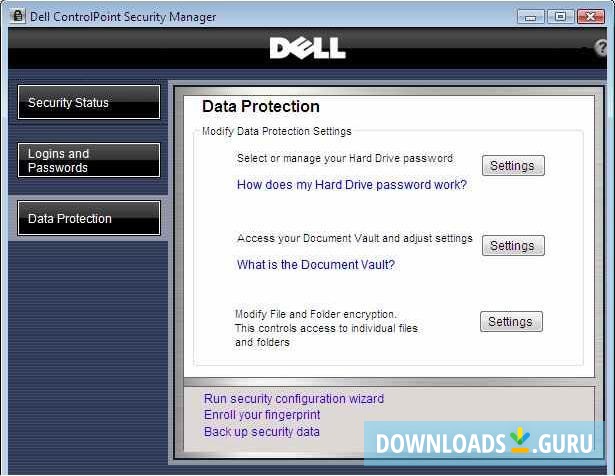 dell controlpoint security device driver