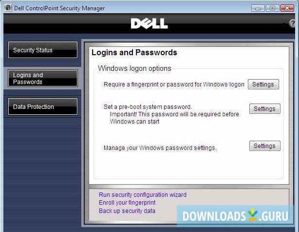 Dell ControlPoint Security Manager