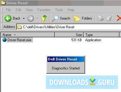 Dell Driver Reset Tool