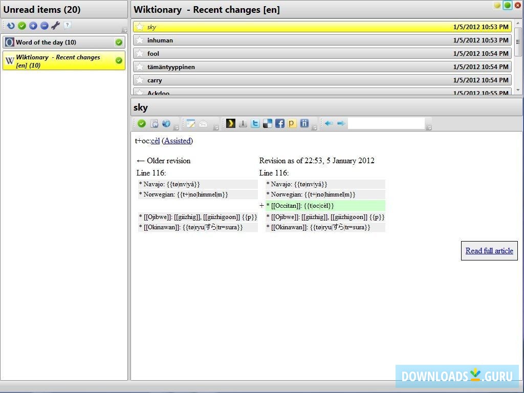 Desktop Google Reader