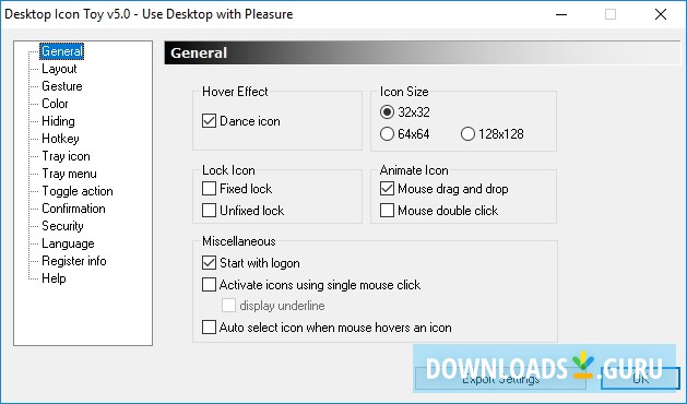 Configuring General Settings
