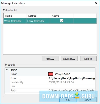 Managing Calendars