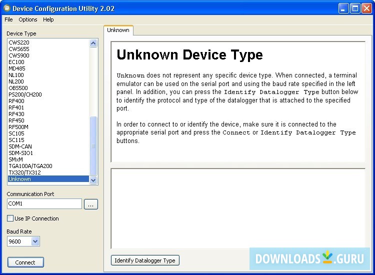 Device Configuration Utility