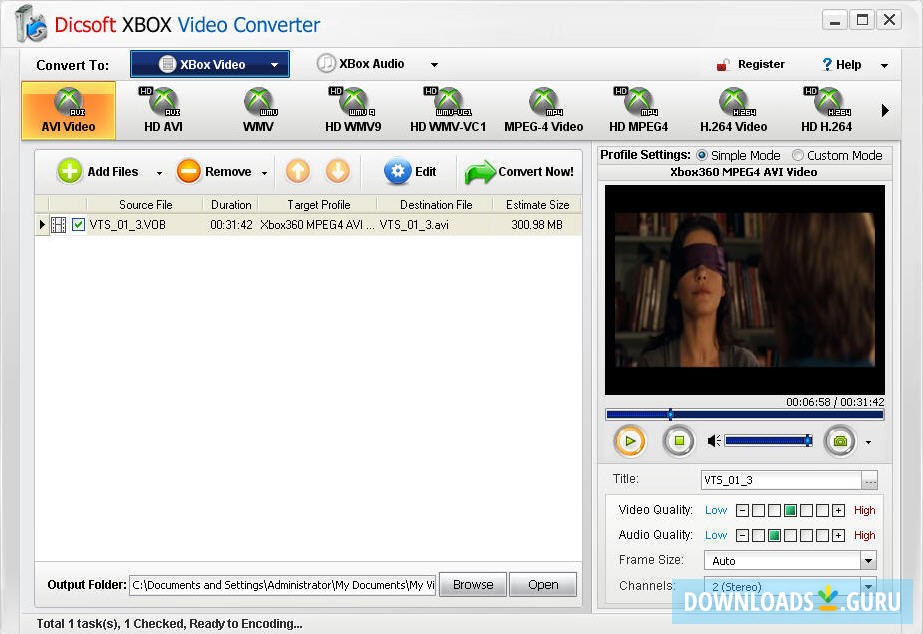 Dicsoft XBox Video Converter