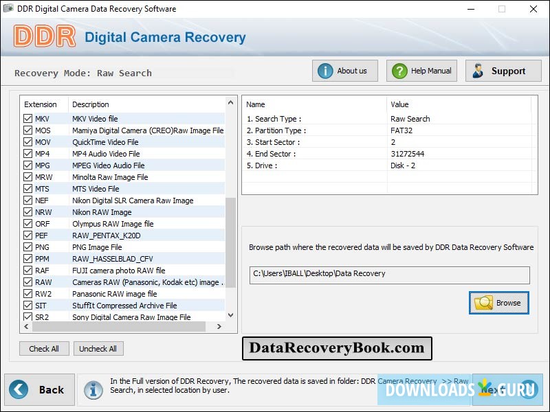 Digital Camera Data Recovery