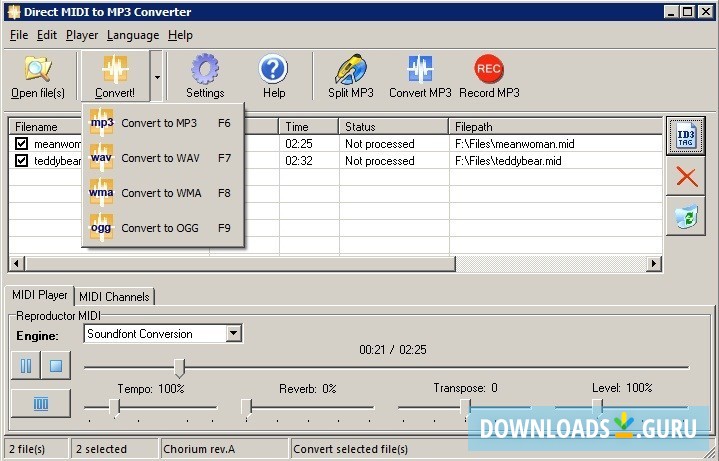 midi to style converter download