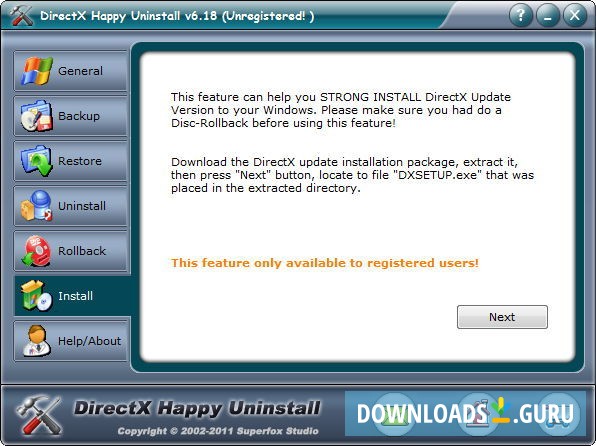 install the latest version of directx