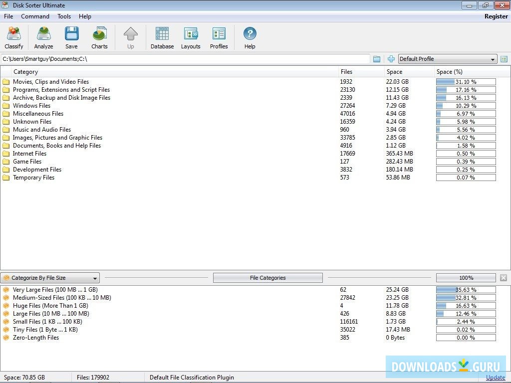 Disk Sorter Ultimate 15.3.12 for windows download