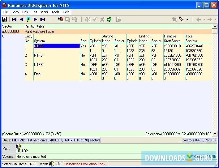 DiskExplorer for NTFS