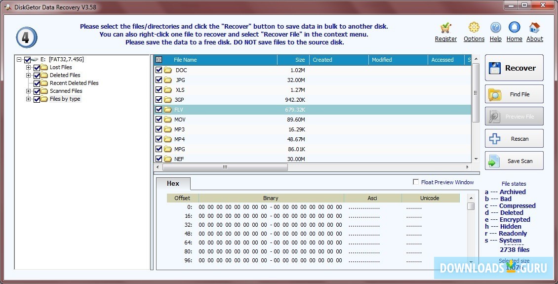 Recoverable Files Found