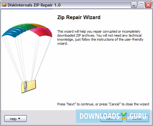 DiskInternals ZIP Repair