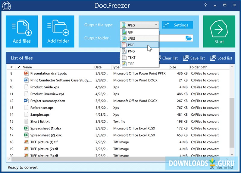 for windows download DocuFreezer 5.0.2308.16170