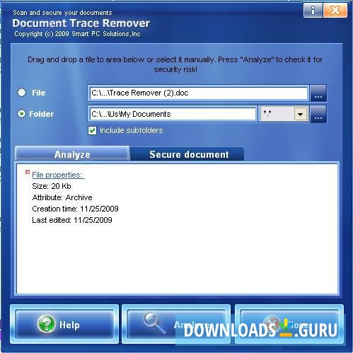 Document Trace Remover